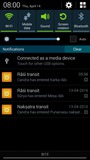 Notifications on Android 4.4.3